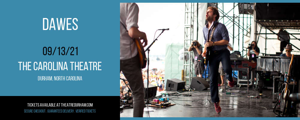 Dawes at The Carolina Theatre tickets Dawes at The Carolina Theatre