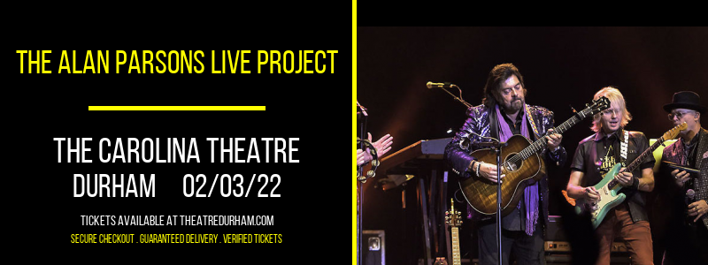 Alan Parsons Live Project at The Carolina Theatre tickets Alan Parsons Live Project at The Carolina Theatre