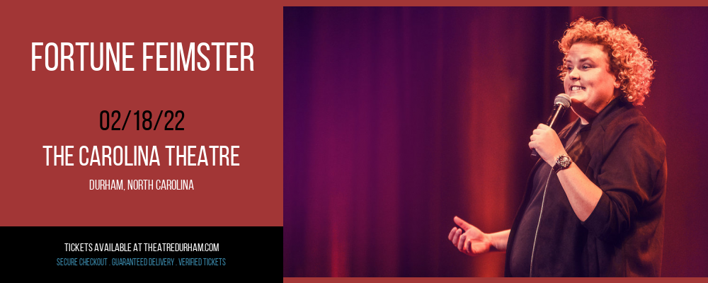 Fortune Feimster at The Carolina Theatre tickets Fortune Feimster at The Carolina Theatre