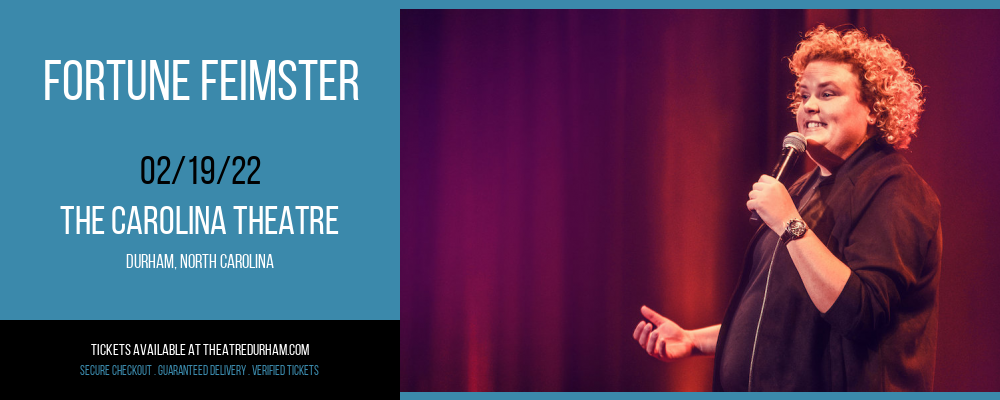 Fortune Feimster at The Carolina Theatre tickets Fortune Feimster at The Carolina Theatre
