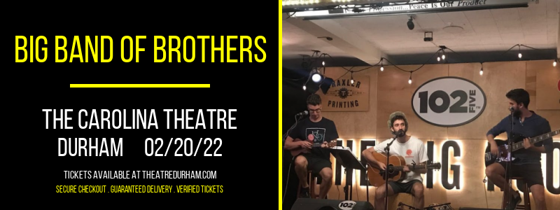 Big Band of Brothers [CANCELLED] at The Carolina Theatre