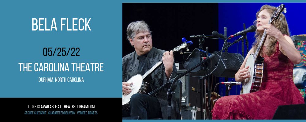 Bela Fleck at The Carolina Theatre tickets Bela Fleck at The Carolina Theatre