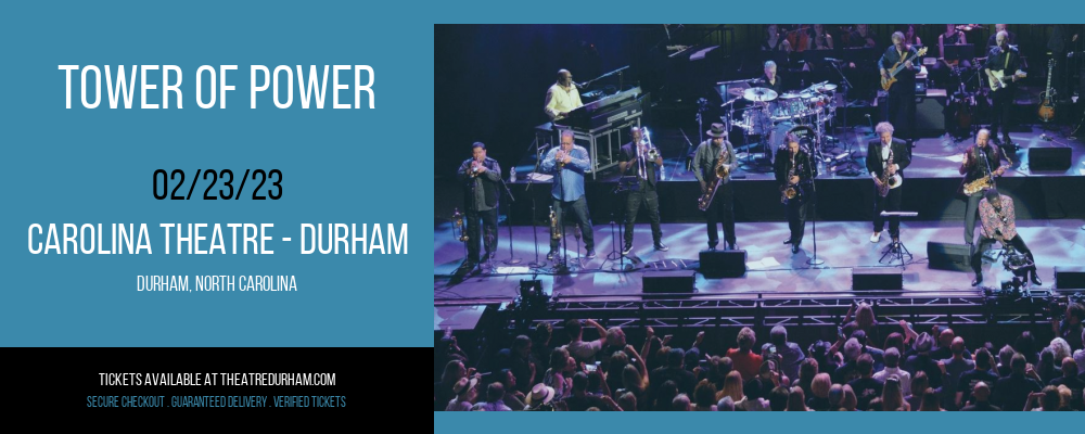 Tower of Power at The Carolina Theatre tickets Tower of Power at The Carolina Theatre
