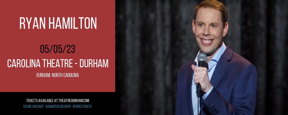 Ryan Hamilton at The Carolina Theatre