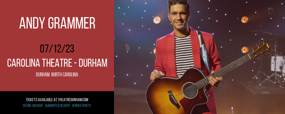 Andy Grammer at The Carolina Theatre