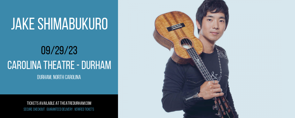 Jake Shimabukuro at Carolina Theatre