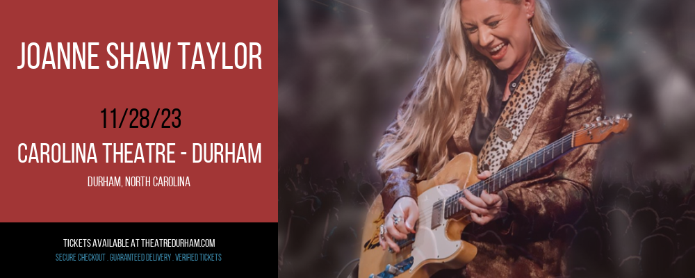 Joanne Shaw Taylor at Carolina Theatre