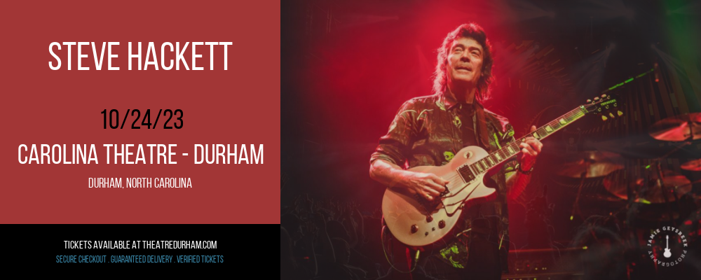 Steve Hackett at Carolina Theatre