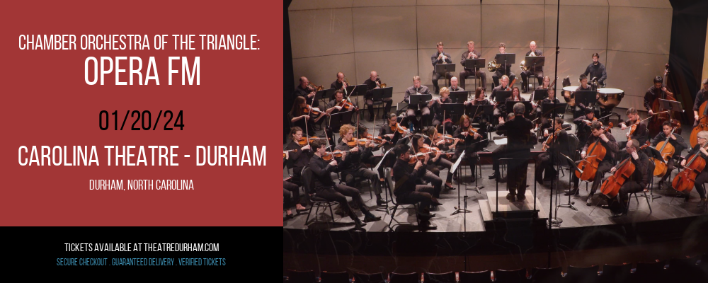 Chamber Orchestra of The Triangle at Carolina Theatre