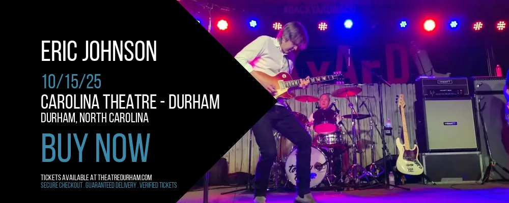 Eric Johnson at Carolina Theatre
