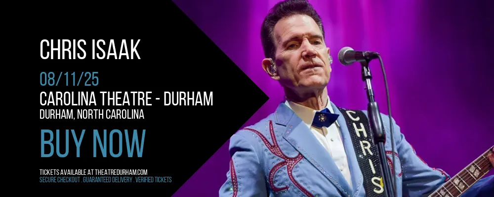 Chris Isaak at Carolina Theatre