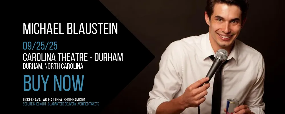 Michael Blaustein at Carolina Theatre