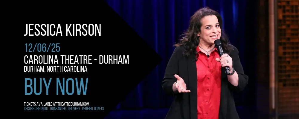 Jessica Kirson at Carolina Theatre
