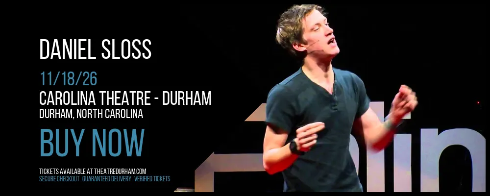 Daniel Sloss at Carolina Theatre