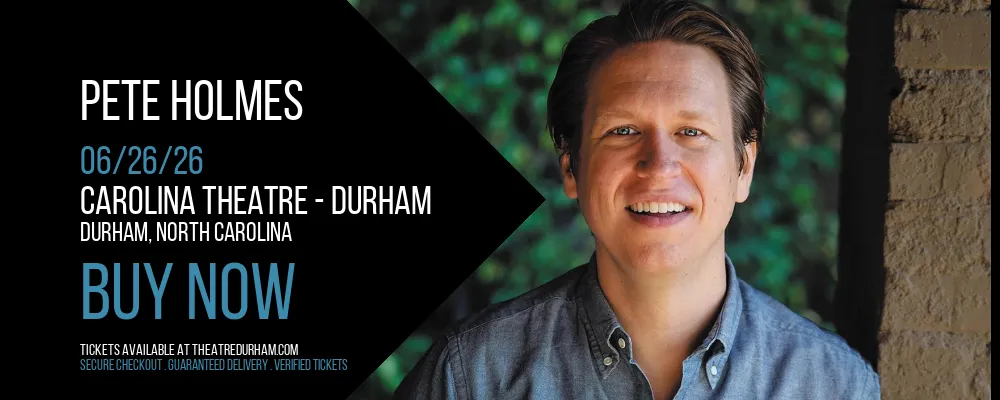 Pete Holmes at Carolina Theatre